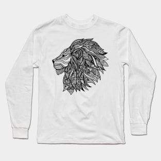 Decorative Lion Long Sleeve T-Shirt